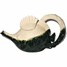 Ceramic Hand Painted Green &