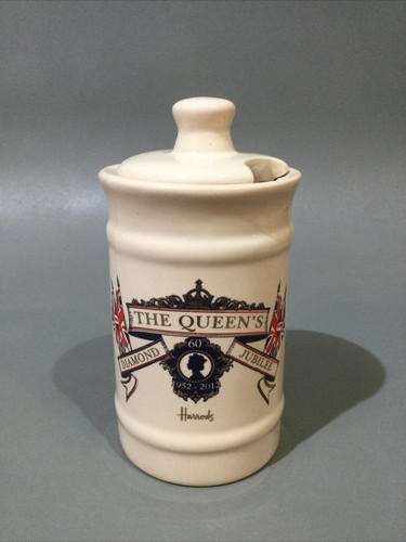 Harrods china jam pot - harrods,