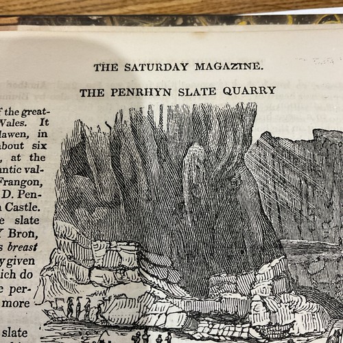 Antique print 1832 penrhyn - antique,
