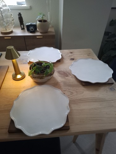 Oka set large scalloped - 8,