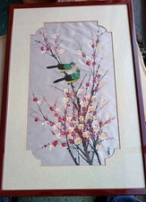 Vintage Chinese Silk Painting