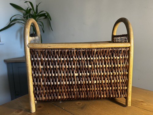 Vintage bamboo and wicker - bamboo, wood