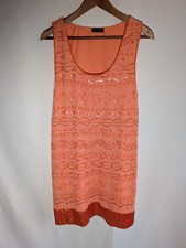 Miss Selfridge Peach Beaded &