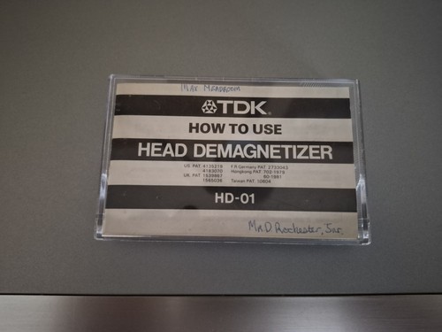Tdk head demagnetizer - tdk, hd-01