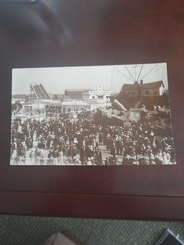 Old postcard blackpool - old,