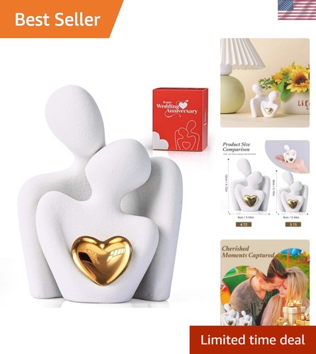 Mini couple statue stand - couple, tv