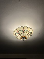 Tiffany Light-Fitting Leaded Glass Ceiling Pendant