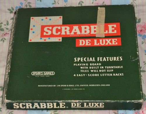 Vtg spear scrabble deluxe - vtg,