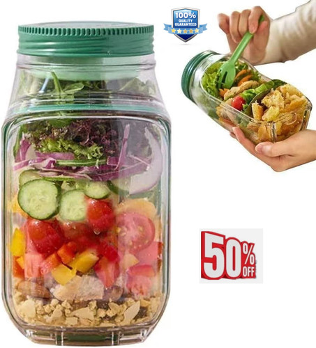 Salad pod mason jar - salad, side