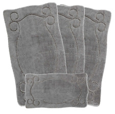 ROMANY GYPSY WASHABLE 4PCS MAT SET, CARAVAN TOURER SIZES 67X120CM Elvin