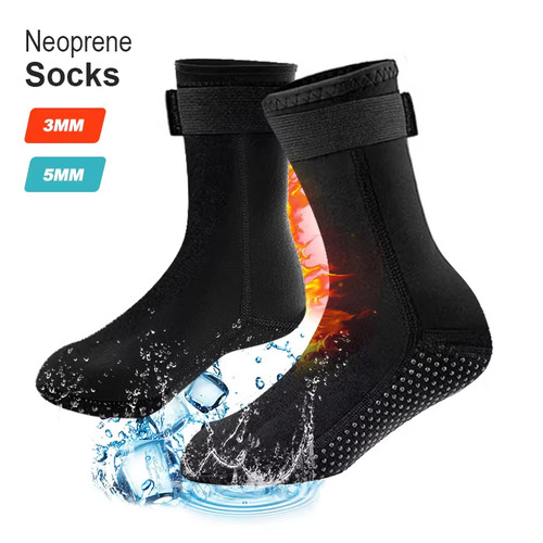 Neoprene diving socks 3mm 5mm - neoprene,