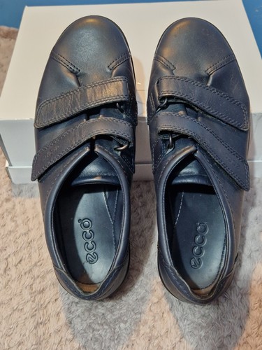 Ecco navy leather - navy,