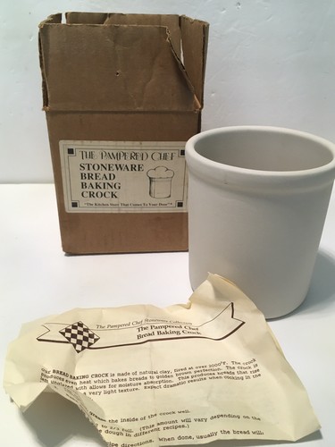 Pampered chef stoneware bread - stoneware,