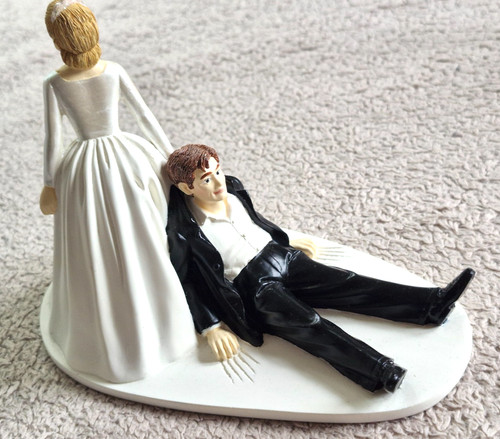 Wedding cake topper bride - cake,