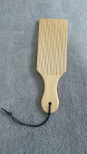 Wooden spanking paddle, gold