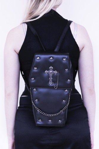 Gothic coffin bag handbag - coffin,