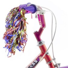 Bicycle Bike Cycle Tricycle Kids Girls Handlebar Streamers Tassels Retro 2 Pack