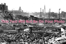 YO 6858 - WW2 Bomb Damage, Sheffield From Castle Street, Yorkshire