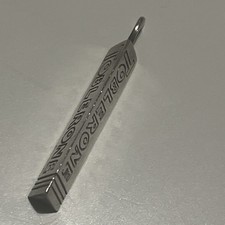 Vintage 925 Sterling Silver Toblerone bar Charm Pendant hallmarked 