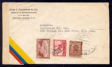 ECUADOR 1942 MAP ILLUSTRATED