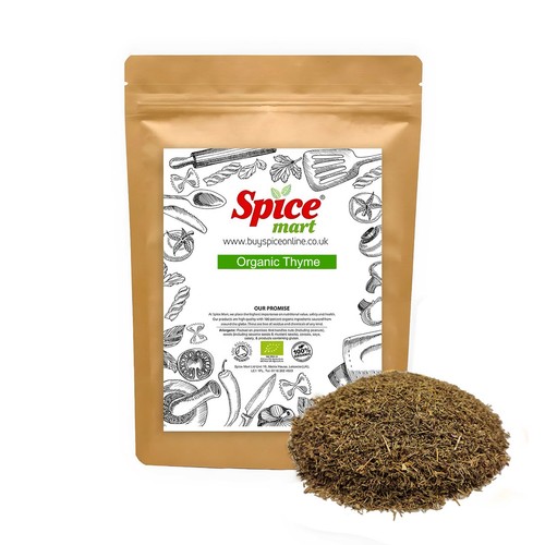 Organic thyme dried leaf - dried, |