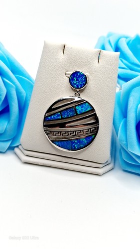 Solid sterling silver 925 blue - sterling,