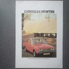 CHRYSLER HUNTER SALES BROCHURE