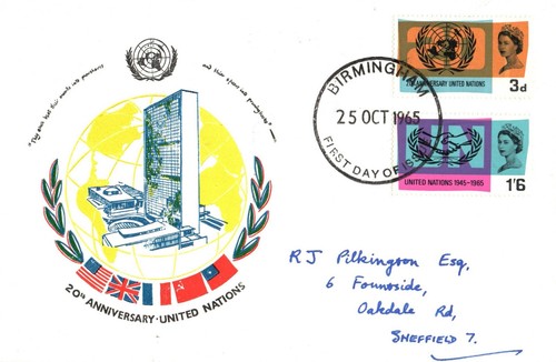 1965 united nations un - gb,