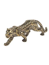 Classic Brass Leopard Statue
