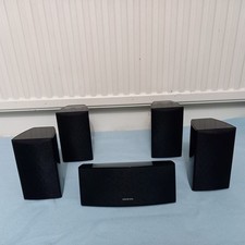 120W black ONKYO satellites centre SURROUND speakers WALL mountable HOME cinema