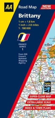 Brittany road map france - road,