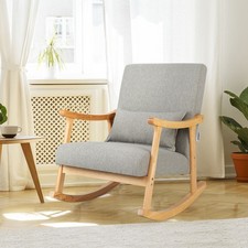 Upholstered rocking chair - rocking,