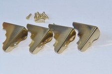 Solid Brass Box Corner Set (4