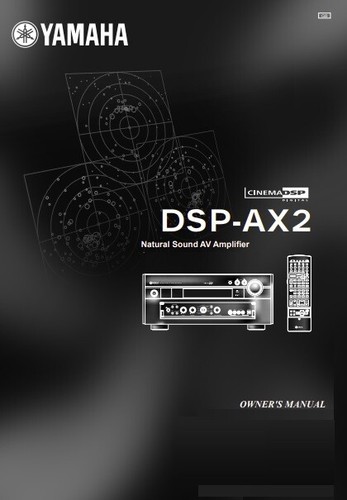 Yamaha dsp ax2 av amplifier - dsp-ax2,