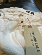White jeans faconnable - white,