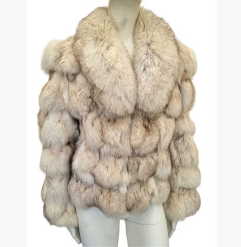 Real silver fox fur - real,
