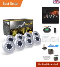 8 Pack Solar LED Lights -