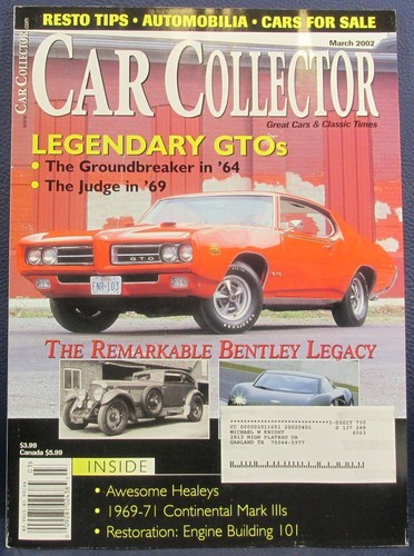 Car collector magazine - car,