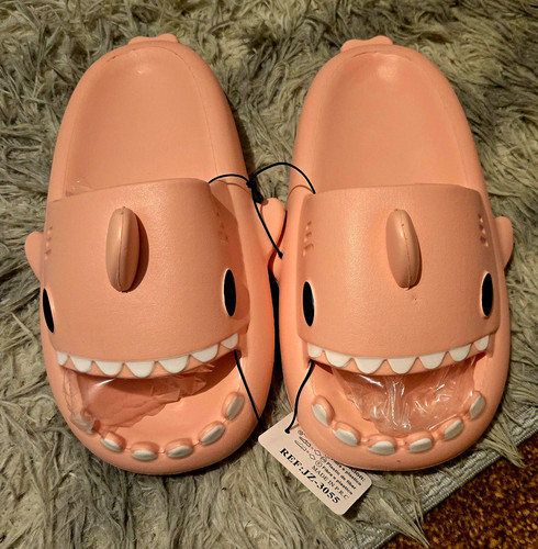 Men pink shark slip on - men’s, 3d