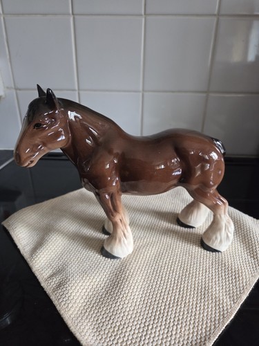 Melba ware ceramic brown shire - ceramic,