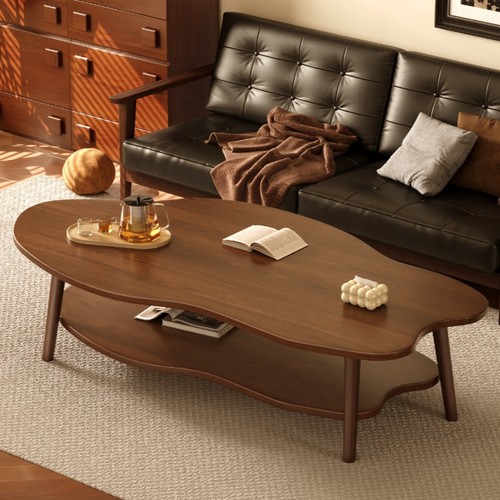 Modern irregular wooden coffee - wooden,
