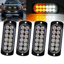 4 Pcs Super Bright Amber/White