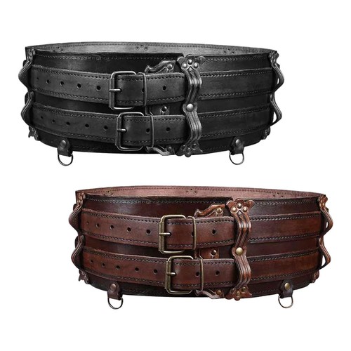 Medieval wide waist belt - medieval,