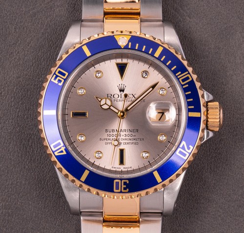 Rolex submariner 16613 serti - rolex,