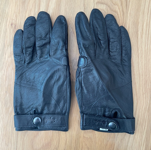 Rapha black leather town - black,