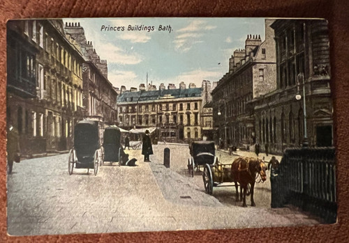 Antique postcard bath - antique, somerset