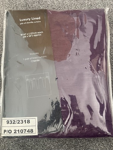 Luxury lined purple chenille - luxury,