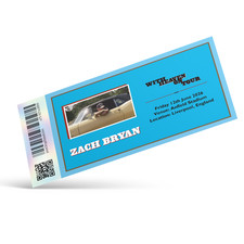 Zach Bryan Concert Ticket