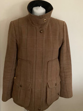 Joules fieldcoat 14 wool mix lined harkworth tweed