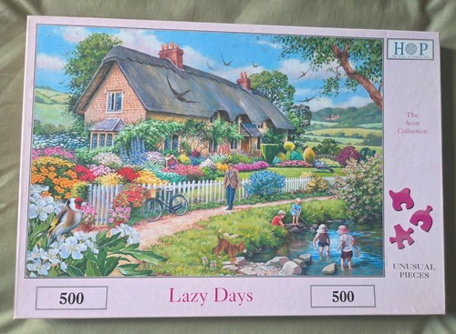 House puzzles lazy days - lazy,